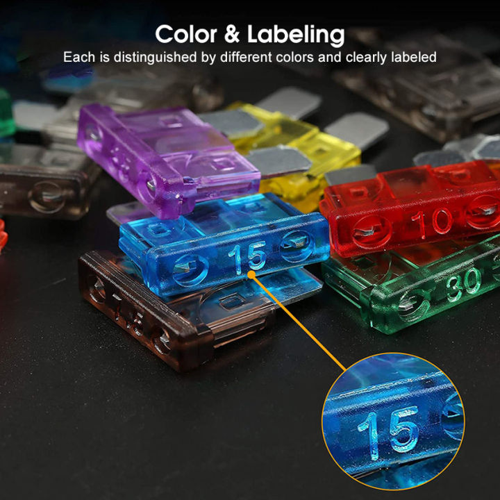 Geepact%20110%20PCS%20Car%20Fuse%20Blade%20Fuse%20Assortment%20Kit%20Assorted%20Replacement%20Blade%20Fuses%20Standard%20and%20Mini%20Blade%20Fuses%20Set%205A%207.5A%2010A%2015A%2020A%2025A%2030A%20Vehicle%20Blade%20Fuse%20Circuit%20Connector%20With%20Nipper%20-%20Image%207