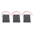 Micro Solar Panel Monocrystalline Portable Solar Cell Eco Friendly with Cable for DIY Science Project for LED Light. 