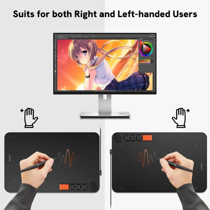 New!!%20VEIKK%20Voila%20L%2010%20x%206%20Inch%20Graphics%20Drawing%20Tablet%20Drawing%20Pad%20for%20Digital%20Art%20With%2016384%20Levels%20290%20PPS%20Passive%20Pen%20Writing%20Pad%20For%20Online%20Teaching%20Pen%20Tablet%20With%201%20Quick%20Dial%20And%204%20Hotkeys%20-%20Image%207