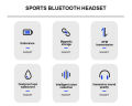 Lenovo QE03 Neckband Bluetooth Earphone, Wireless Sports with Magnetic and Wire Control Function  BigBozz. 