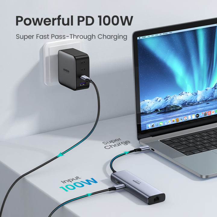 UGREEN%20USB%20C%20HUB%20HDMI%20Adapter%20All%20in%201%20Hub%20USB%20C%20to%20USB%203.0%20Dock%20Converter%20for%20MacBook%20Pro%202020/2019/2018,Macbook%20Air%202020/2019/2018,%20iPad%20Pro%202021%20M1,%202020,2018,%20Samsung%20S20,S21,Huawei%20Mate%2040,30,20,%20Huawei%20P40/P30/P20%20-%20Image%207
