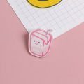 Creative Acrylic Brooch Cute Cartoon Brooch Fun Stationery Gift Ins Style Korean Cartoon Brooch Kawaii Bear Shaped Pin for School Bag. 