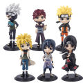 naruto Cross-border naruto figure model anime Uzumaki Naruto peripheral ornaments Q version comic doll toys wholesale Action Figures. 