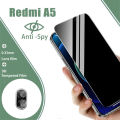 2in1 Privacy Tempered Glass For Redmi A5 Screen Protector Full Cover Camera Lens For Redmi A3 A4 14C 13C 12C Note 14 Redmi 13x Lens Film Class. 