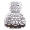 Big size lovely girl dress skirt shape anodising aluminum mousse cake mould cakes bread decoration birthday party decor bakeware. 