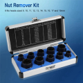 Nut Extractor Set Broken Screw Nut Removal Tool Set Machine Repair Combination Tool Set. 