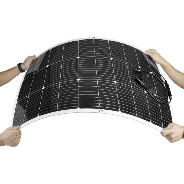 PowMr%2040W%20Solar%20Panel%20Flexible%20Monocrystalline%20Solar%20Cell%20DIY%20Cable%20Outdoor%20Car%20RV%20Waterproof%20Rechargeable%20Power%20System%20-%20Image%203