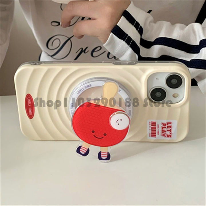 Cute%20Rotate%20Table%20Tennis%20Badminton%20Magnetic%20Holder%20Grip%20Tok%20Griptok%20Phone%20Stand%20Holder%20Support%20For%20iPhone%20For%20Pad%20Magsafe%20Smart%20-%20Image%203