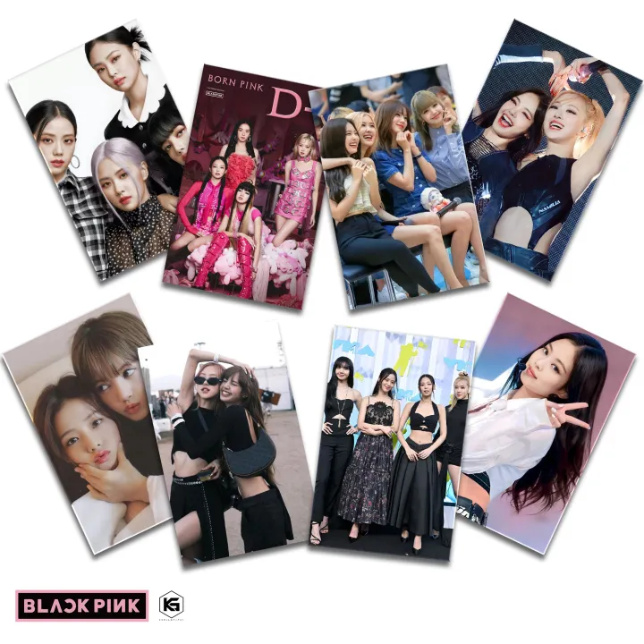 KPOP%20BLACKPINK%20Photocards%20JISOO%20JENNIE%20LISA%20ROSE%20Collectible%20Glossy%20LOMO%20Card%20Set%2032PCS%20-%20Image%204