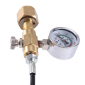 250Bar Gauge W21.8-14 Argon CO2 Refilling Station Charging Adapter Charging Valve Connector to Small Welding Tanks. 