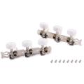 Classical Guitar Tuner Tuning Keys Pegs Machine Heads Complete Set Chrome. 
