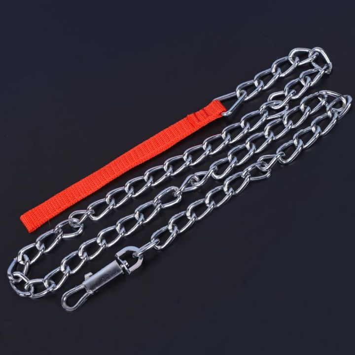 Heavy Duty Metal Dog Chain Leash with Handle – For Dogs & Puppies (All Sizes Available)