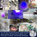 Mist Maker Mini Fog Maker 12 LED Mister Maker Fog Machine Atomizer Air Humidifier for Aquarium Water Fountain Pond Rockery Vase Birdbath Aquarium Fish Tank. 
