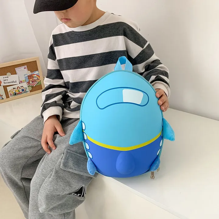 Children's%20Eggshell%20Bag2023New%20Cartoon%20Cute%20Fashion%20Small%20Plane%20Kindergarten%20Backpack%20Campus%20All-Match%20School%20Bag%20-%20Image%206