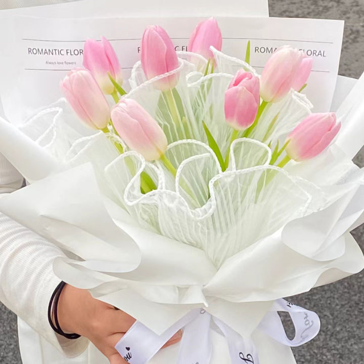 Flower%20Wrapping%20Paper%20Pearl%20Wave%20Yarn%20Flower%20Packaging%20Lace%20Mesh%20Florist%20Handmade%20Bouquet%20Gift%20Packaging%20Supply%20Decor%20-%20Image%206