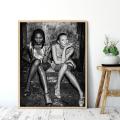 Top Model Naomi Campbell Kate Moss Smoking Poster Prints Wall Art Fashion Girls Iconic Celebrity Canvas Painting for Home Decor. 