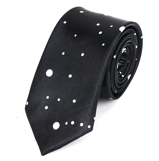 Gents black tie with white dots daraz lk