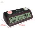 Chess Clock Count up Down Timer for International Chess Board Game Exercise. 
