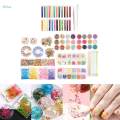 Resin Decoration Accessories Set Repairing Women Girls Tools Epoxy Art Decor. 