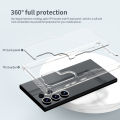 【User-friendly】 Nillkin Luxury Soft Case for Galaxy S24 Ultra Phone Cases Transparent TPU + PC Back Cover. 