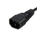 6FT Standard Computer Power Extension Cord - Black Comprehensive PC Power Extension Cord. 