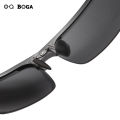 OQ BOGA 9 Styles Aluminum Alloy Metal Rimless Unisex Aviator Sunglasses Men Woman Outdoor Driving Explosion-proof Polarized Sun Glasses UV400. 