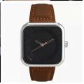 TOMI means gents brown leather strap square shape watch | HP595 |. 