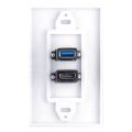 3X 2Port HDMI+USB 3.0 Female Wall Face Plate Panel Outlet Socket Extender White. 