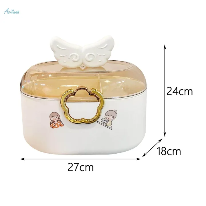 Hair%20Accessories%20Storage%20Box%20Container%20for%20Headband%20Earrings%20Hair%20Clips%20Pink%20-%20Image%202