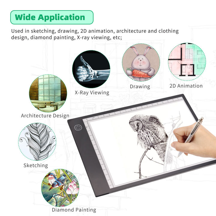 A4/A5%20LED%20Light%20Pad%20Tracer%203mm%20Ultra-Thin%20Drawing%20Board%20Copyboard%20Stepless%20Dimming%20USB%20Powered%20with%20Scales%20for%20Artist%20Animation%20Designing%20Sketching%20Calligraphy%20Diamond%20Painting%20Supplies%20-%20Image%202