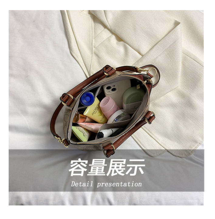 Leiyan%E3%80%902025%20Version%E3%80%91%20(Premium%20Quality%20)%202023%20New%20Original%20COACH%20Handbag%20Women's%20PU%20Leather%20Tote%20Bag%20Single%20Sling%20Bag%20Black%20Cross%20Body%20Shoulder%20Bag%20Korean%20Fashion%20Student%20Large%20Capacity%20Shopping%20Bag%20-%20Image%207