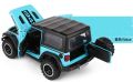 Jeep Wrangler Rubicon 1941 Convertible Off-Road SUV 1:36 Scale Diecasts Toy Vehicles with Batteries. 