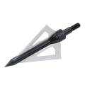 12PK Black 3 Blades Archery Broadheads 100 Grain Screw-In Arrow Heads Arrow Tips. 