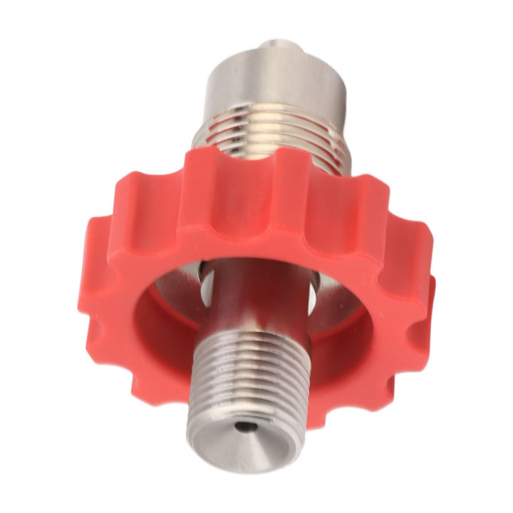 CO2%20Tank%20Refill%20Valve%20Connector%20G5/8%20To%20Anti%20Oxidation%20CO2%20Cylinder%20Valve%20Adapter%20Simple%20Installation%20Red%20Gear%20for%20Factory%20-%20Image%202