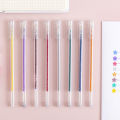 【The Quiet Page】8pcs/set Colors Kawaii Glitter Gel Pen Cute Colored Drawing Pen Highlighter Marker For Girl Kids Diy School Art Stationery. 