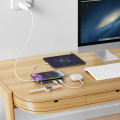 9-In-1 Usb C Hub 30w Wireless Charging Type C Hub Docking Station Fast Charging Usb 3.0 Hub 5gbps For Pc Lap Macbook Pro. 