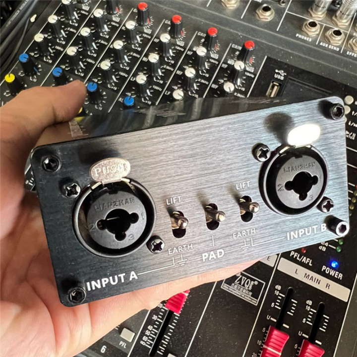 1Pcs%20Audio%20Isolator%20Noise%20Reduction%20Filter%20Eliminates%20Current%20Noise%20Dual-Channel%206.5%20XLR%20Mixer%20Audio%20Isolator%20LA2XS%20-%20Image%203