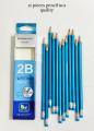 Writing pencil sketching pencil 2B pencil 12pcs pencils. 
