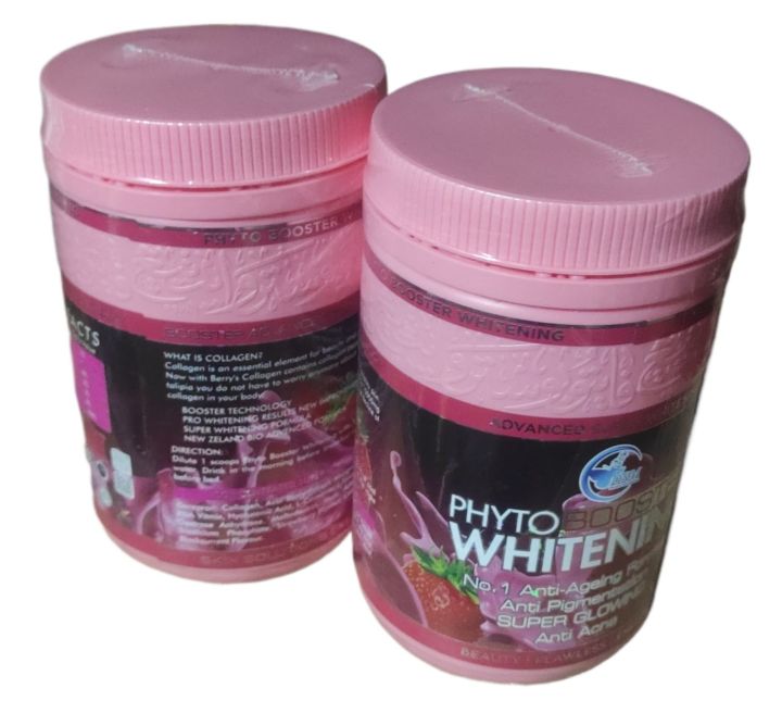 Drinking Advanced COLLAGEN Phyto Booster Powder pbdp Whiittening Anti-Aging Formula made in Malaysia