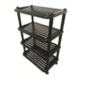 Shoe Rack High Quality Plastic 4 Floor Black Shoe rack. 