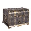 Pirate Treasure Chest Decorative Treasure Chest Keepsake Jewelry Box Plastic Treasure Boxes Party Decor Large Size. 
