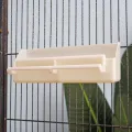 Parakeet Lovebird Finches Small Animals Food Dish Hanging Plastic Cage Cup Bird Feeder Water Drinker Feeding Bowl. 