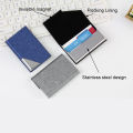 Card Holder Card Case Men Stainless Steel Card Holder Business ID Credit Card Holder For Women Wallet. 