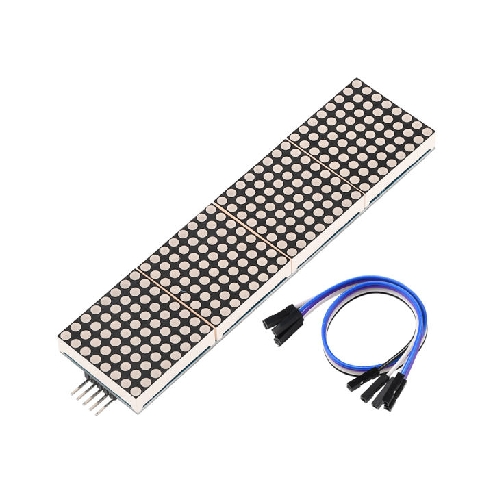 MAX7219%20Dot%20Matrix%20Module%20Microcontroller%204%20In%20One%20Display%20with%205P%20Line%204%20in%201%20Green%20-%20Image%204