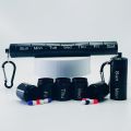 Convenient Metal Pill Box With Keychain For Easy Access And Waterproof Medicine Storage. 