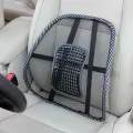 Black Mesh Cloth Car Seat Cushion Lumbar Waist Back Support Lumbar Pillow  General car seat massage backrest office chair massage backrest lumbar support mesh breathable lumbar cushion seat support Massage Car Seat Lumbar Lower Back Support Mesh Cushion. 