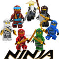 Ninjago Compatible with LEGO 11 Season Hero Scroll Character Lloyd Kaisen Jeanie Kyo拼装 Building Blocks. 
