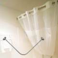 Bathroom Curved Shower Rod Bathtub Corner Shower Curtain Rod for Bedroom. 