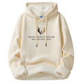 Heavy Men's Hooded Sweater Winter Fleece-lined Thickened Pleuche Hoodie round Neck Fashion Brand Couple Hoodie. 