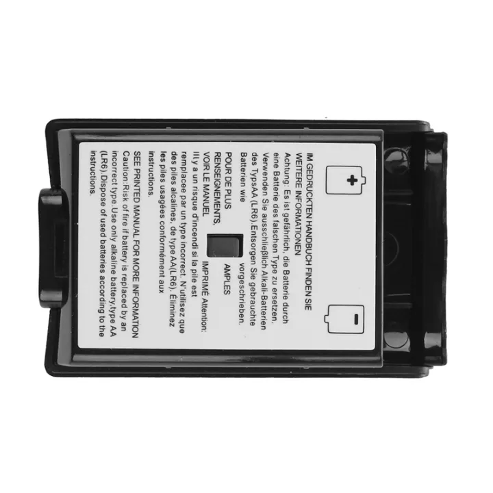 Etui%20Coque%20housse%20de%20Batterie%20NOIR%20Pour%20Microsoft%20Xbox%20360%20Manette%20-%20Image%205